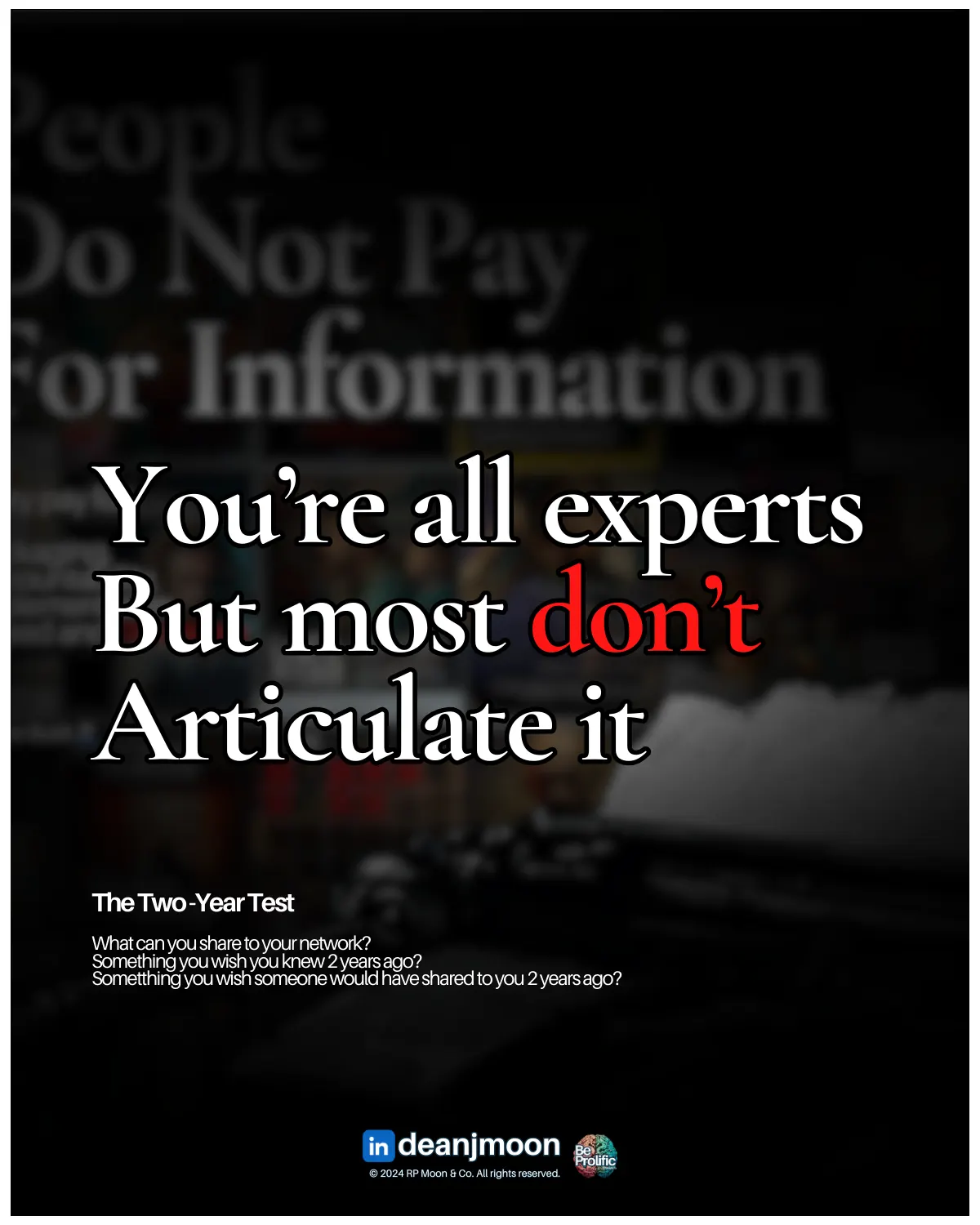 The 2-Year Test: Words Matter - Your Words Matter