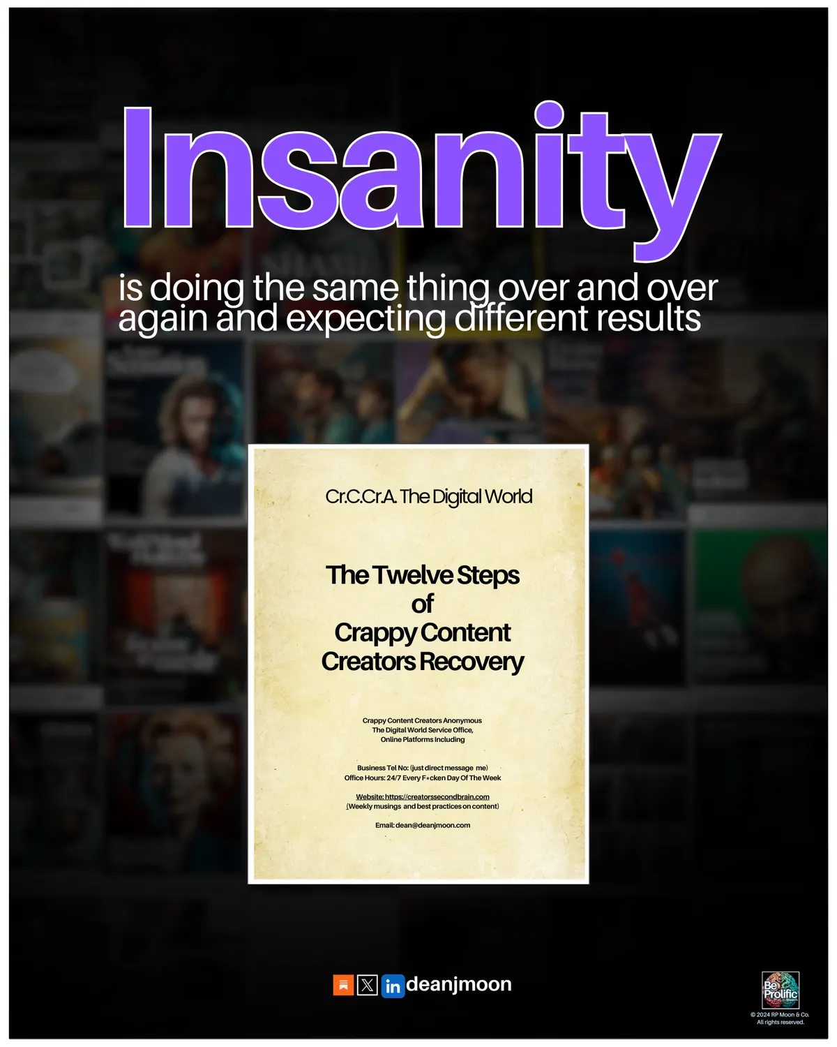 Content Creation Recovery