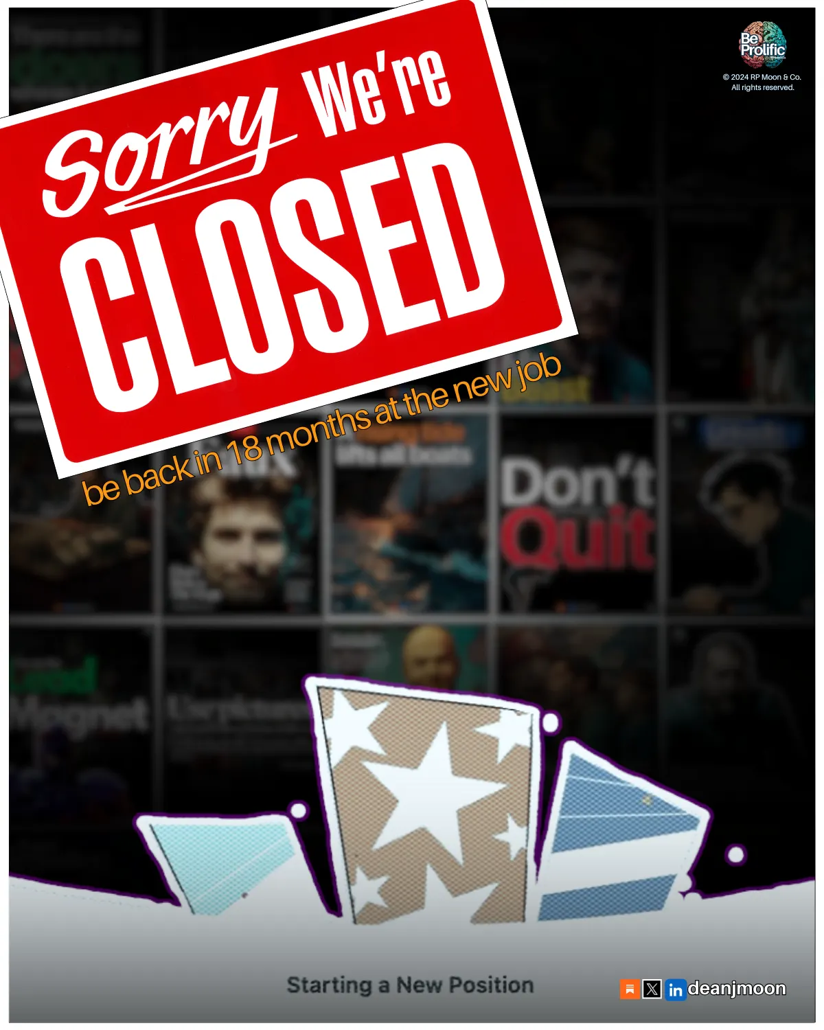 Closed for business