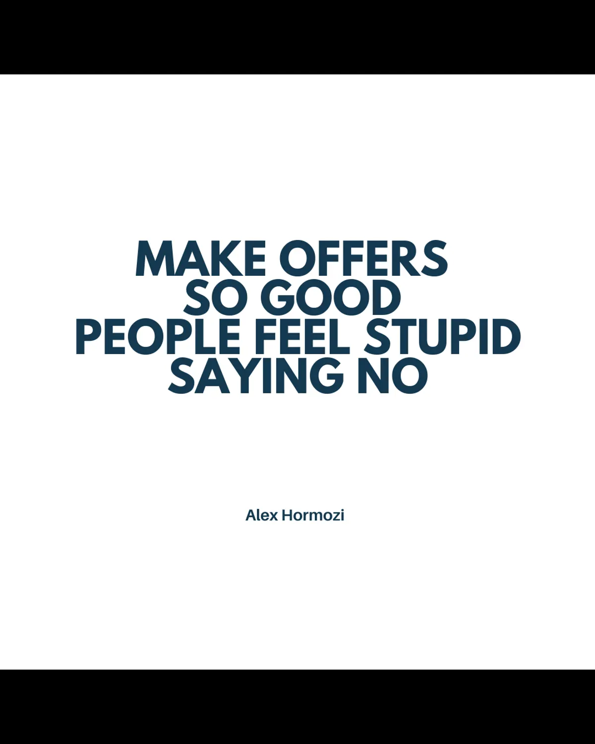 Make offers so good…
