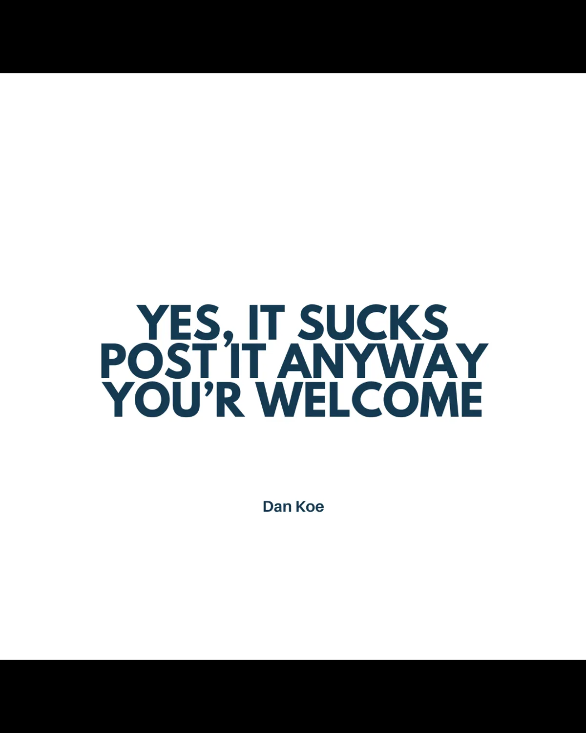 Yes it sucks…