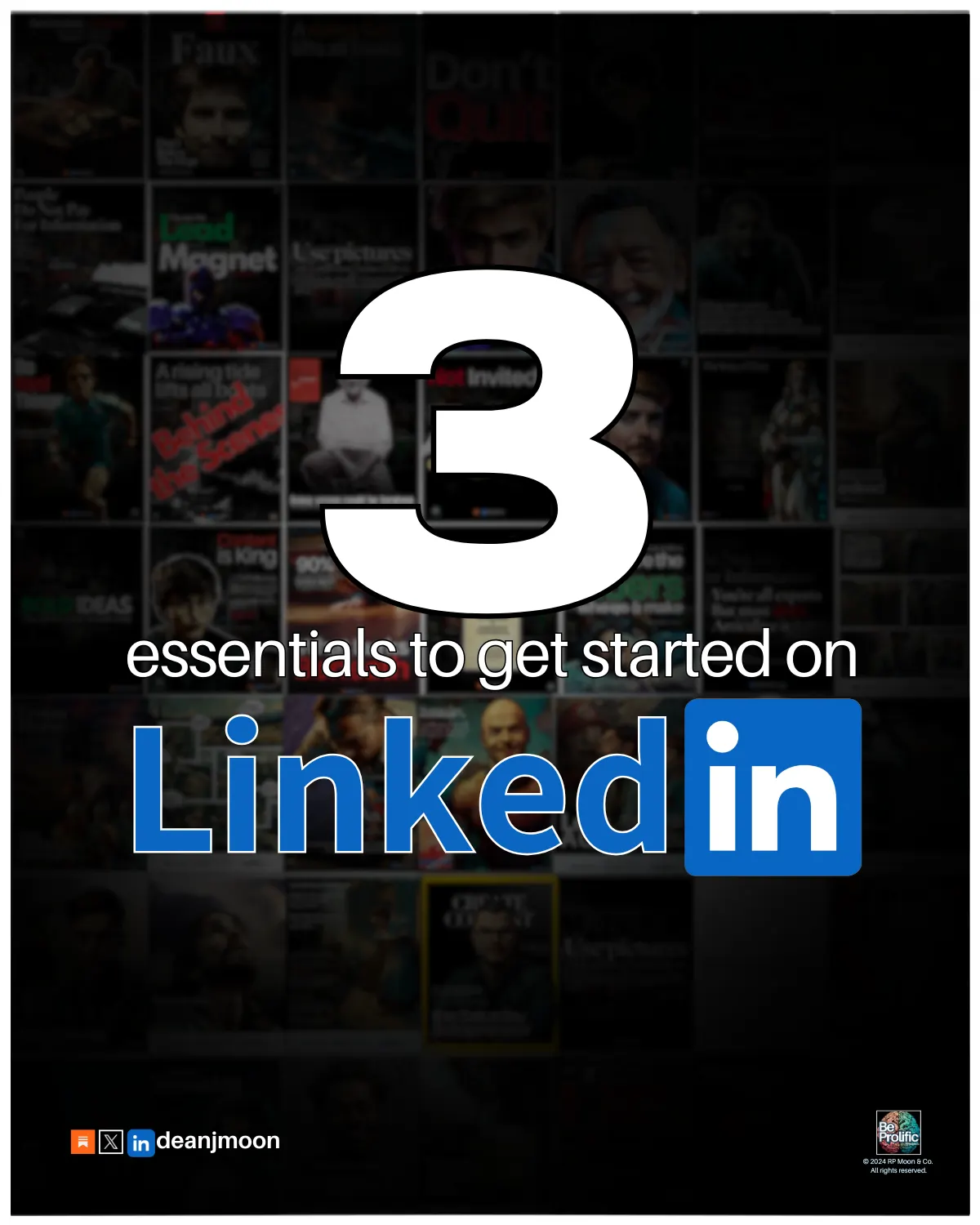 3 essentials to get started