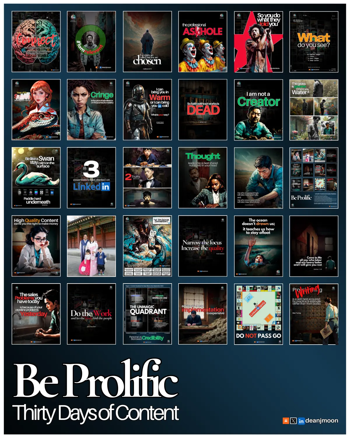 Be Prolific - 30 Days of Content