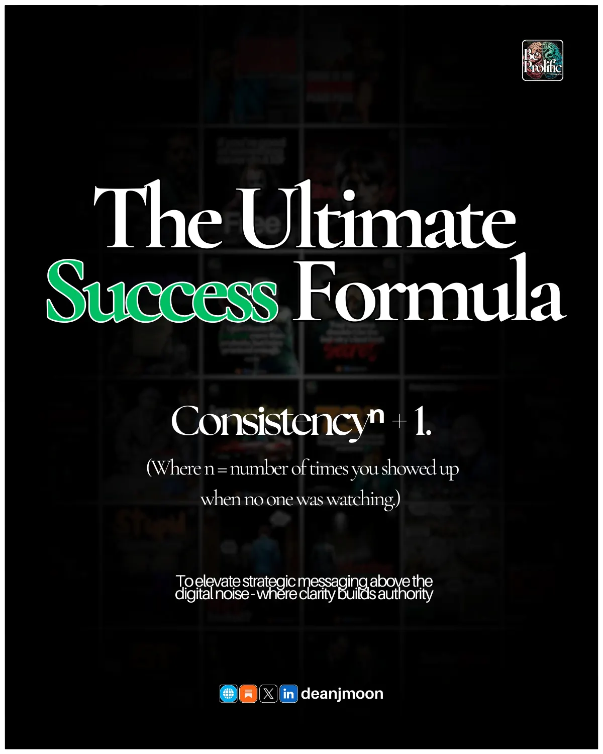 The Ultimate Success Formula