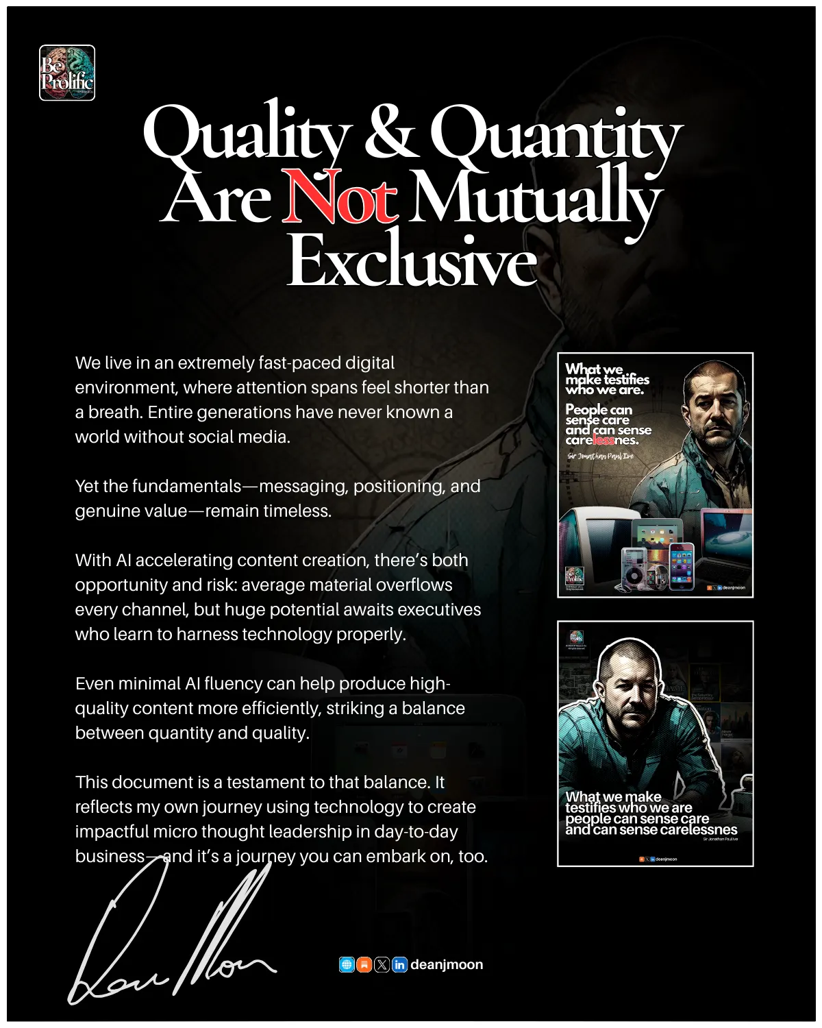 Quality & Quantity