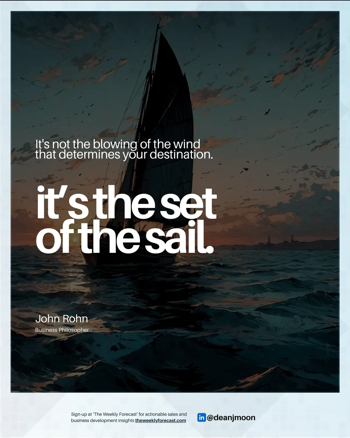 The Set of the Sail