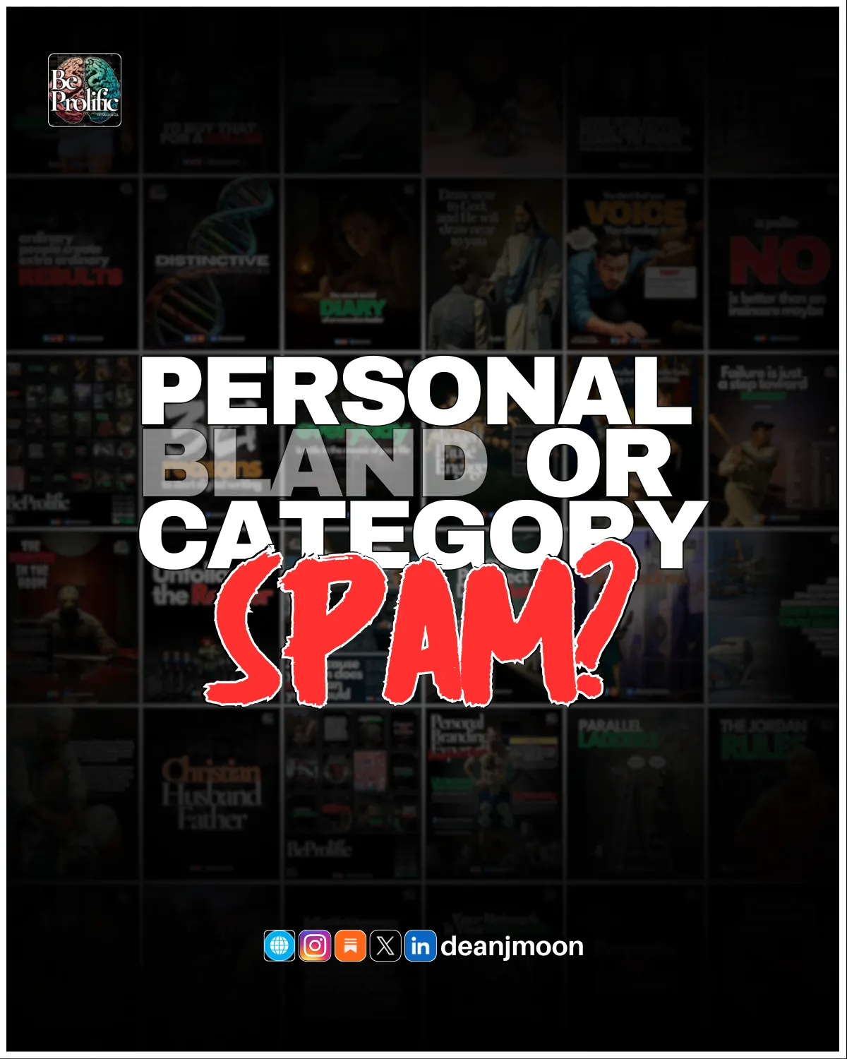 Personal Bland or Category Spam?