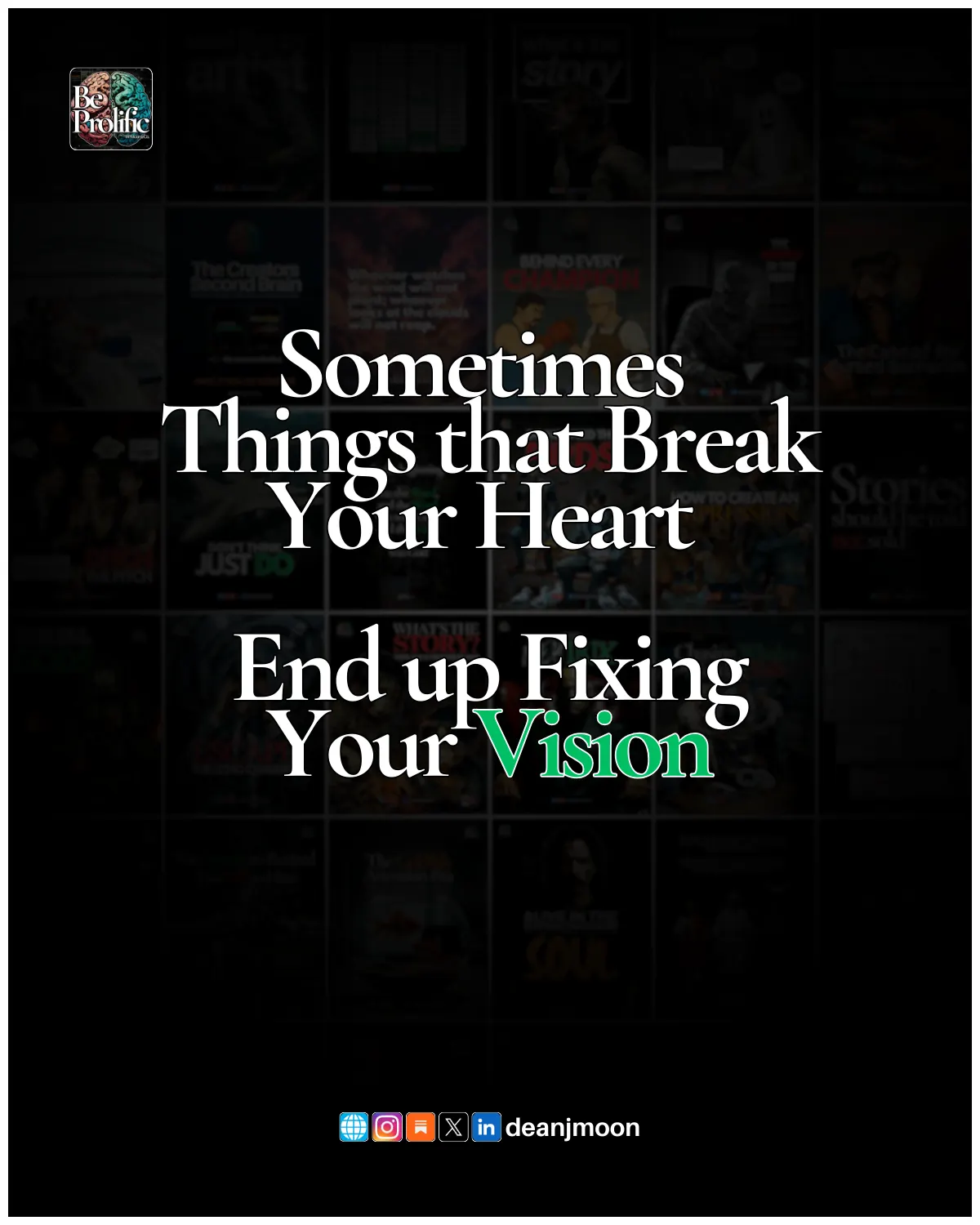 Fix your Vision