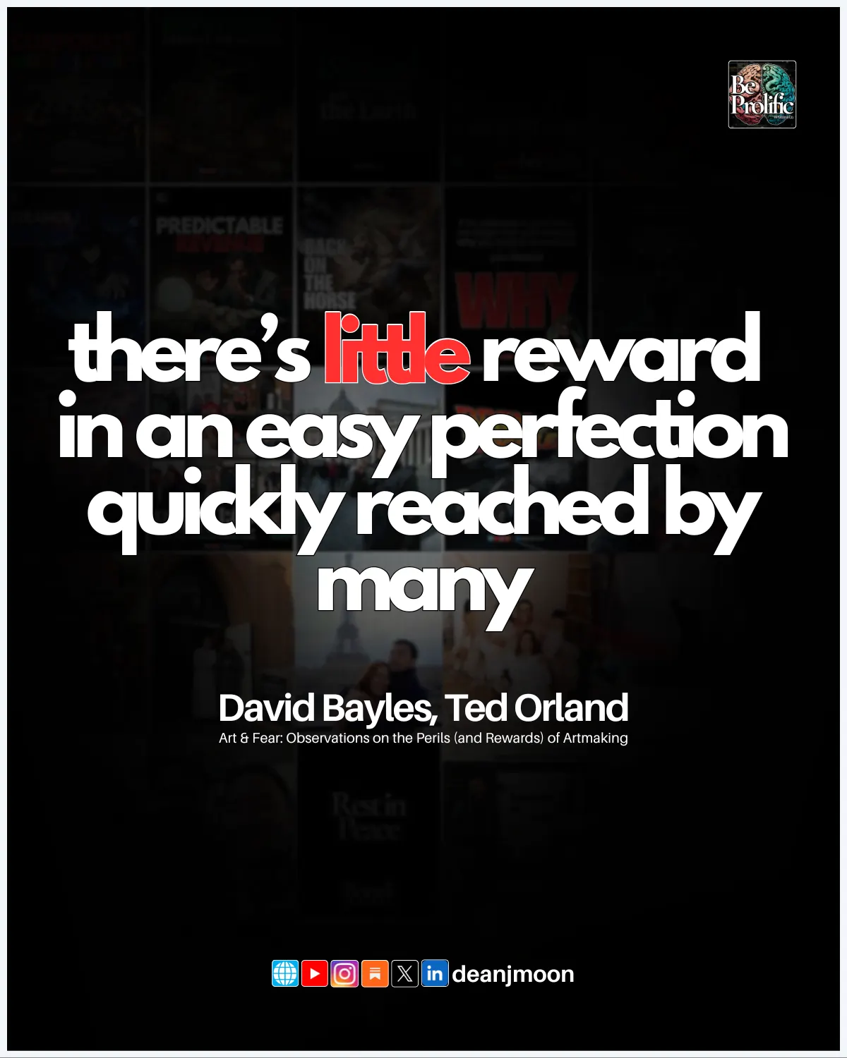 There's little reward