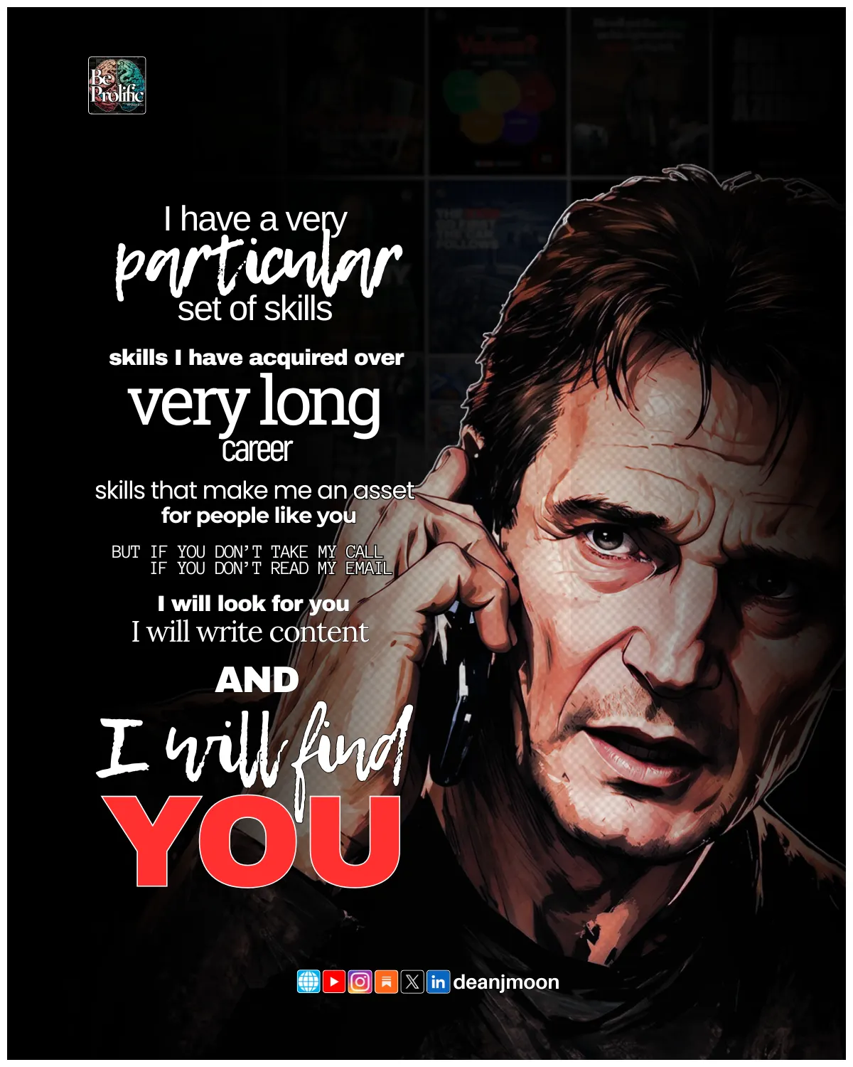 I will find you!