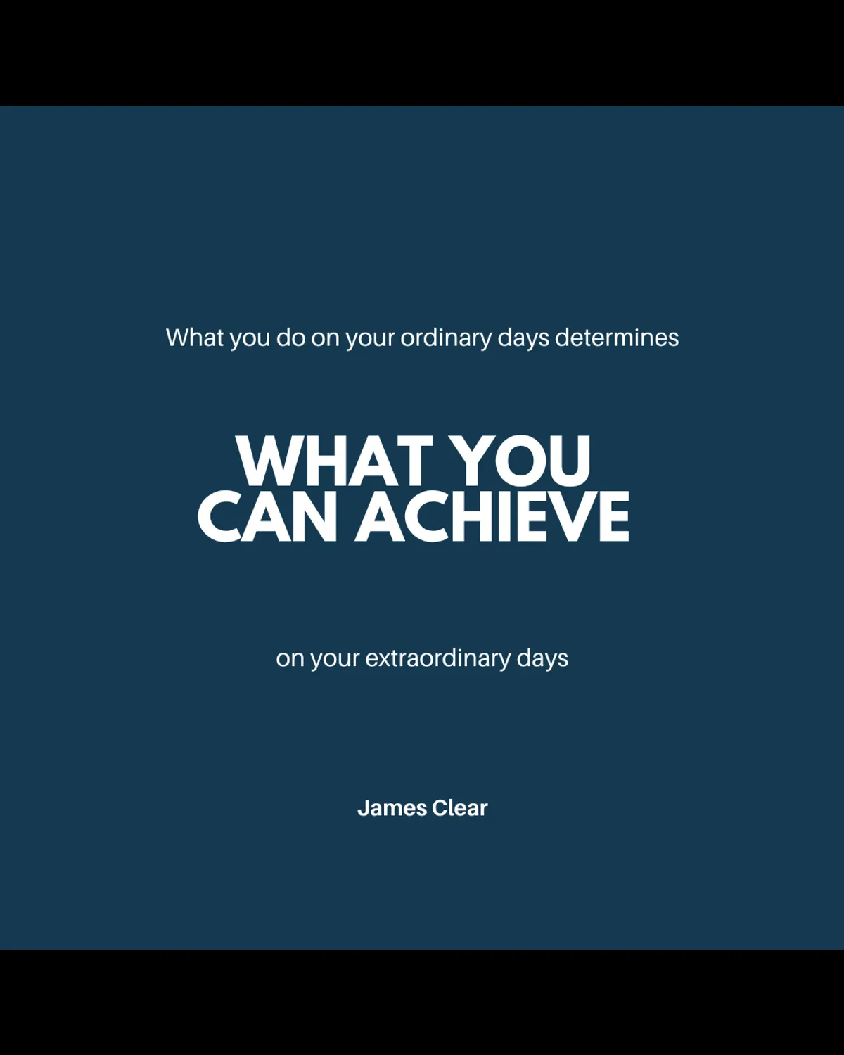 Extraordinary days