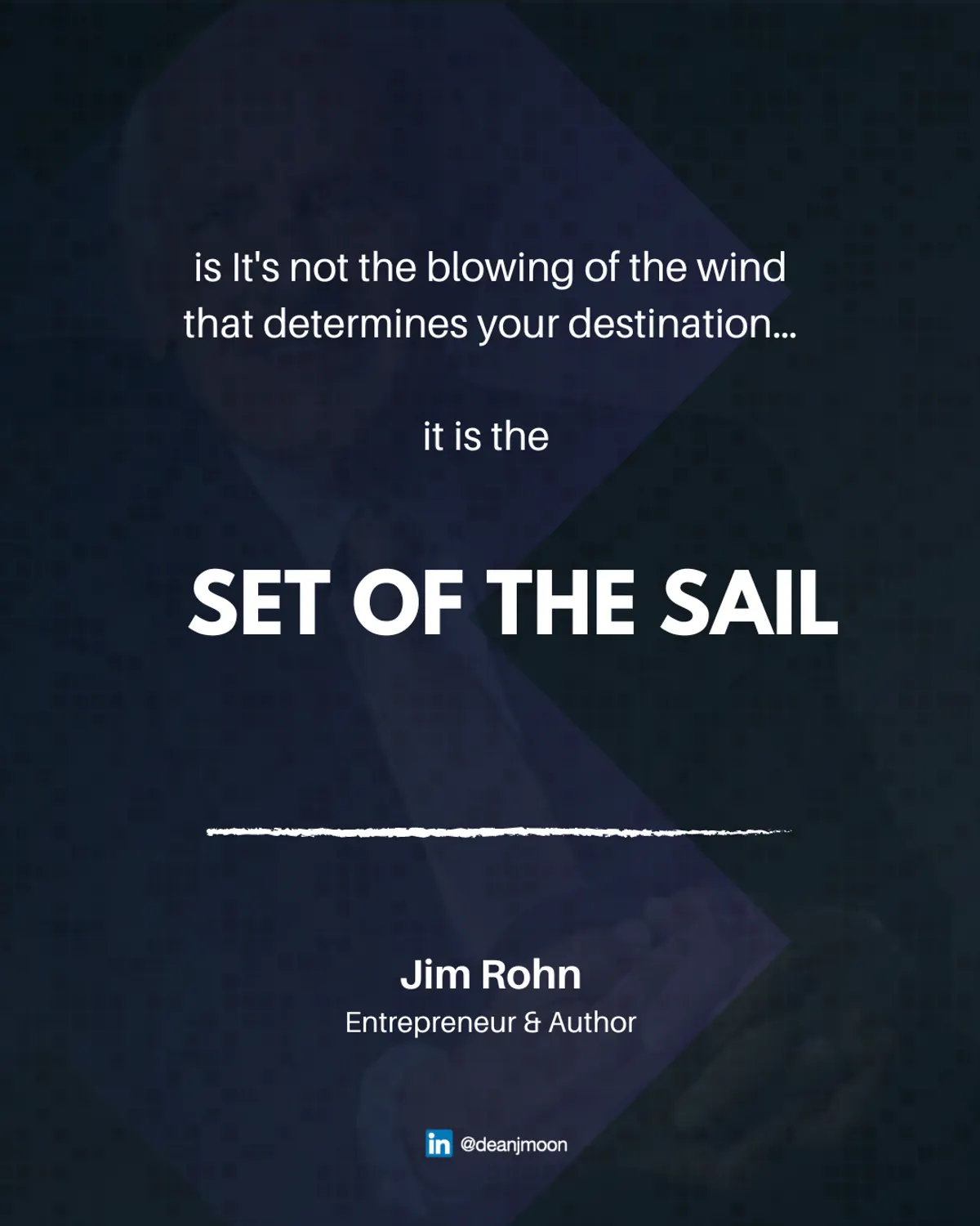 Set of the sail