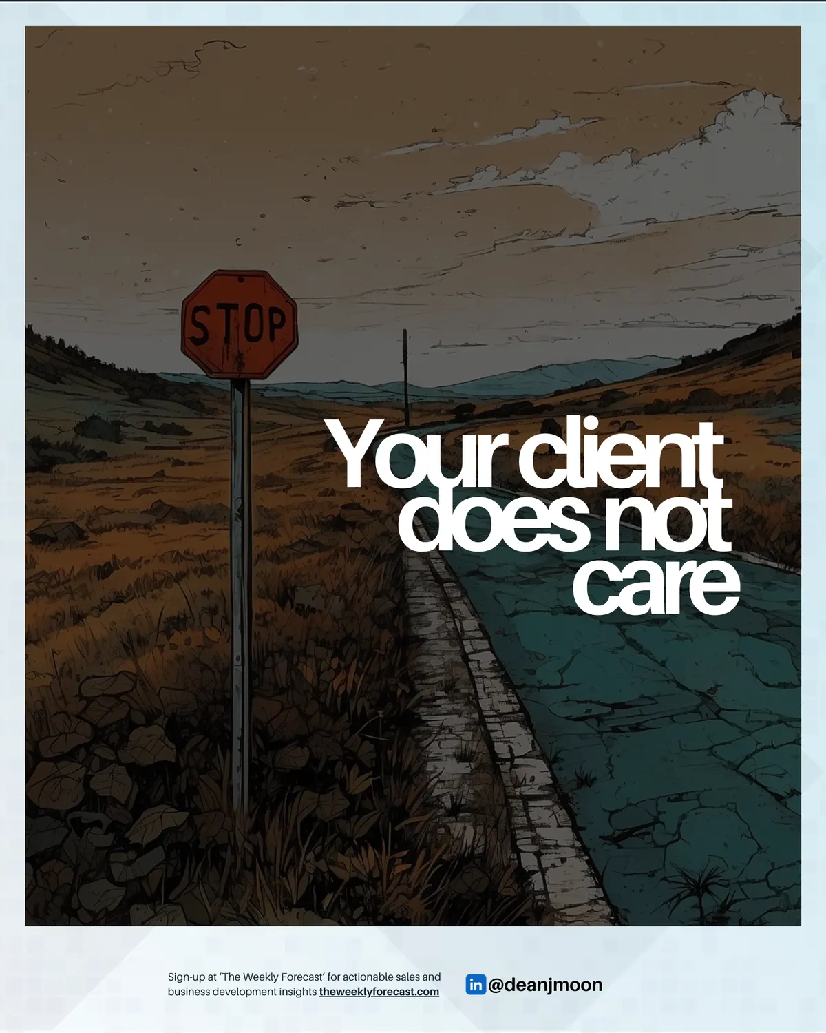 Your client does not care