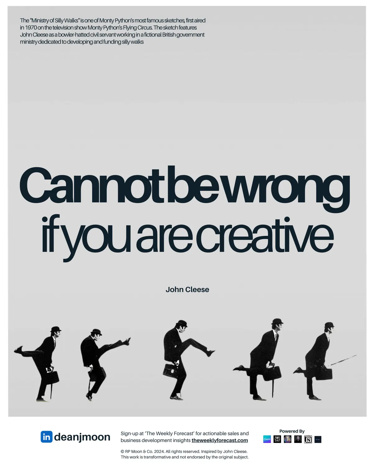 You cannot be wrong when you are creative